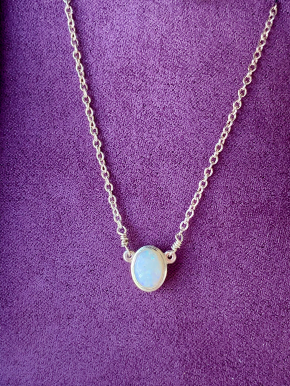 Petite Opal Necklace